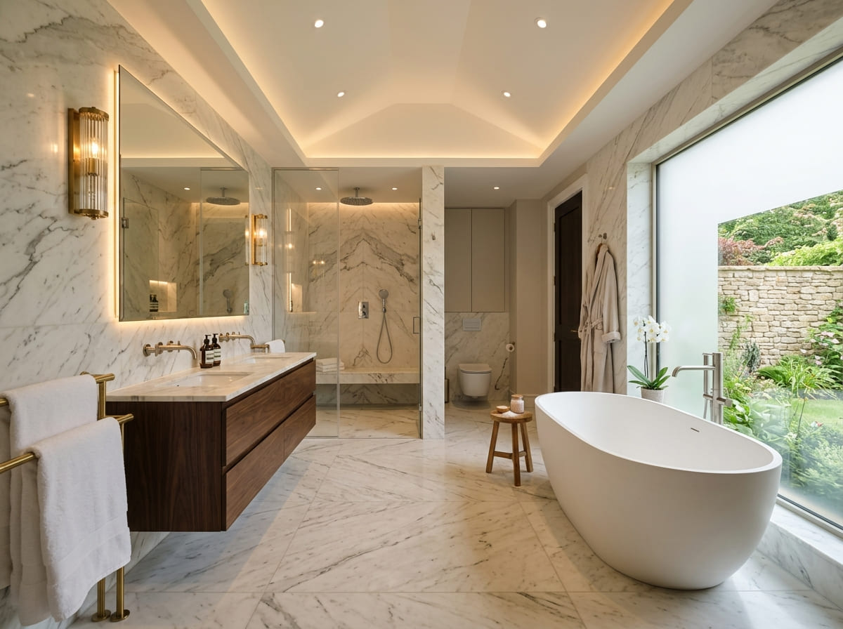 Custom Bathroom Renovation in Fischer